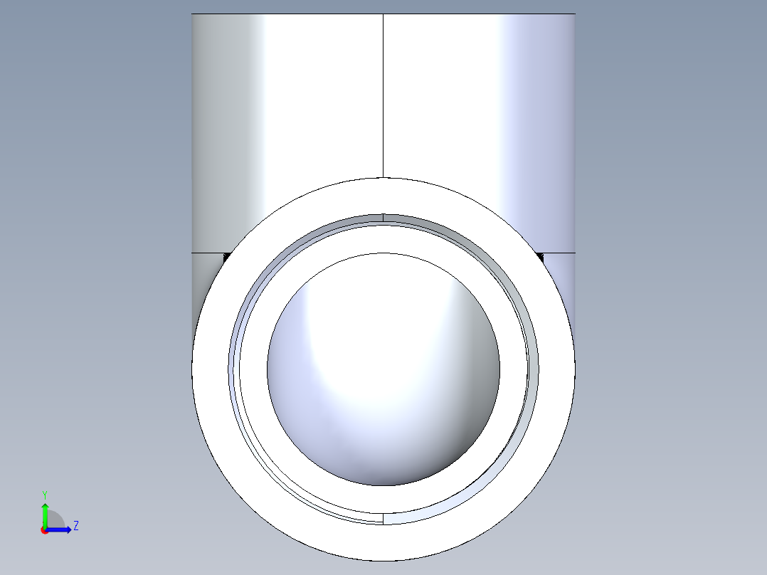 CPVC管件07-Sch80_90Elbow_FPTxFPT_9808-012_1.25in左视图