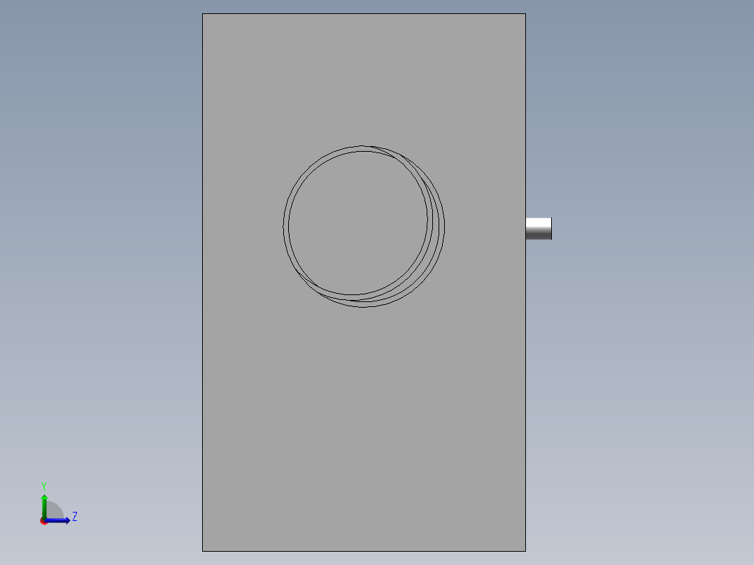 螺丝自动拧紧装置左视图