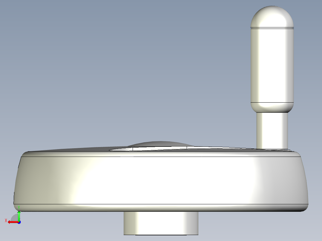 人體工學型二幅手輪ESW+IR-3D多系列多零件图纸模型后视图