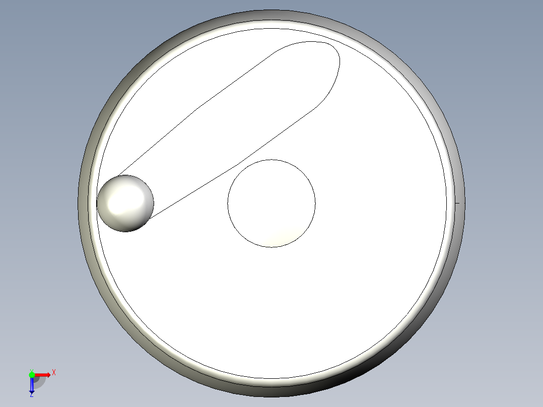人體工學型二幅手輪ESW+IR-3D多系列多零件图纸模型俯视图
