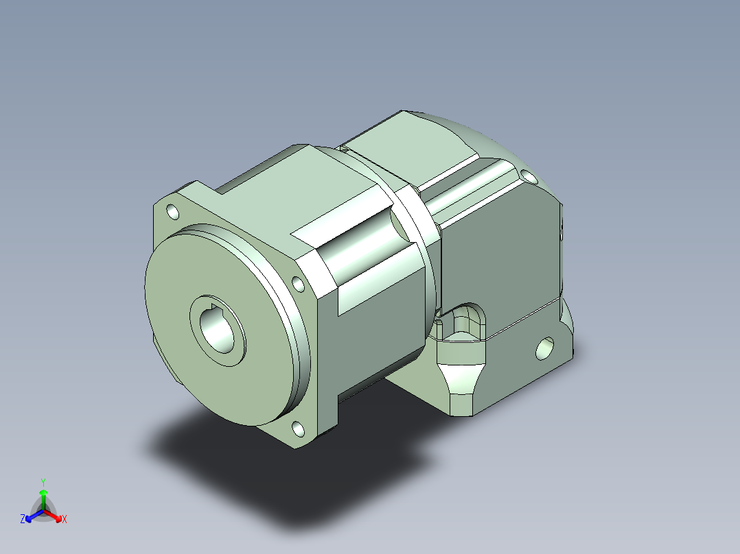 直齿孔ZPLX120-L2 14-73-98.43-M6.stp正等轴测图