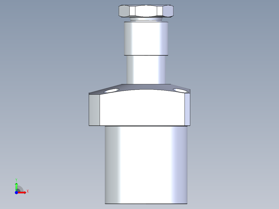 KOSMEKLHA0750-SL多系列多零件图纸模型前视图