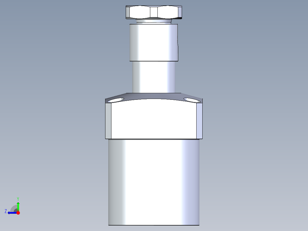 KOSMEKLHA0750-SL多系列多零件图纸模型右视图