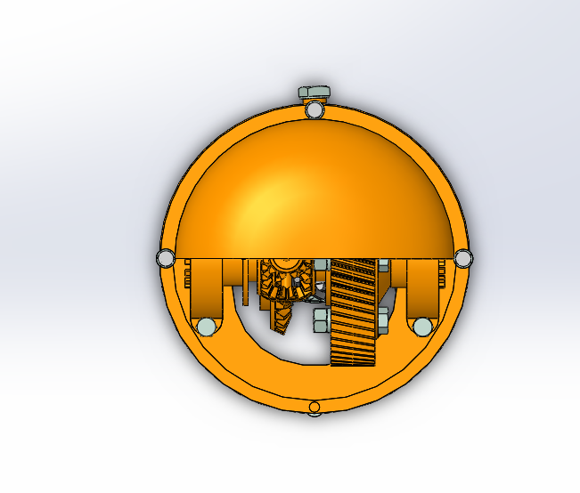 主减速器三维模型