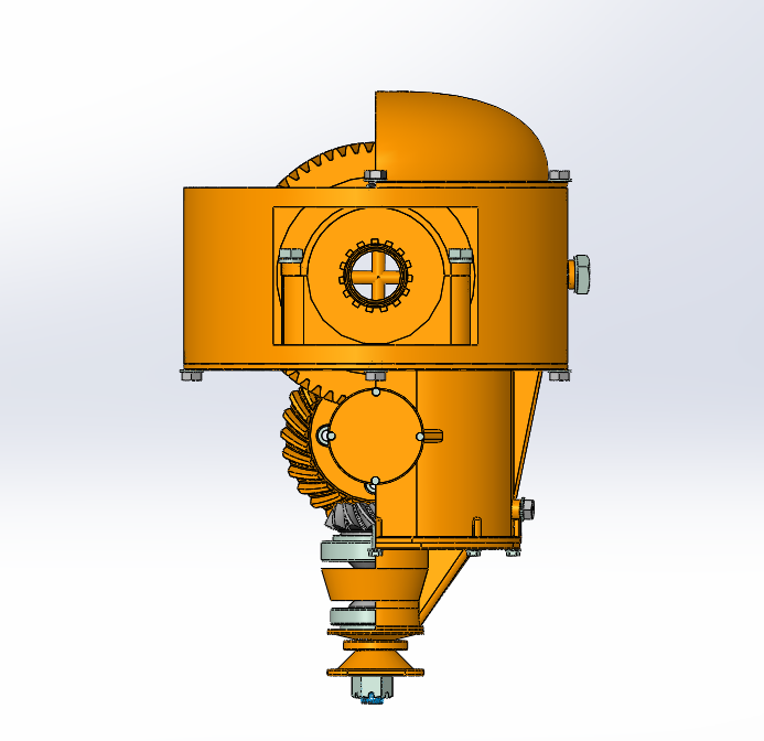 主减速器三维模型