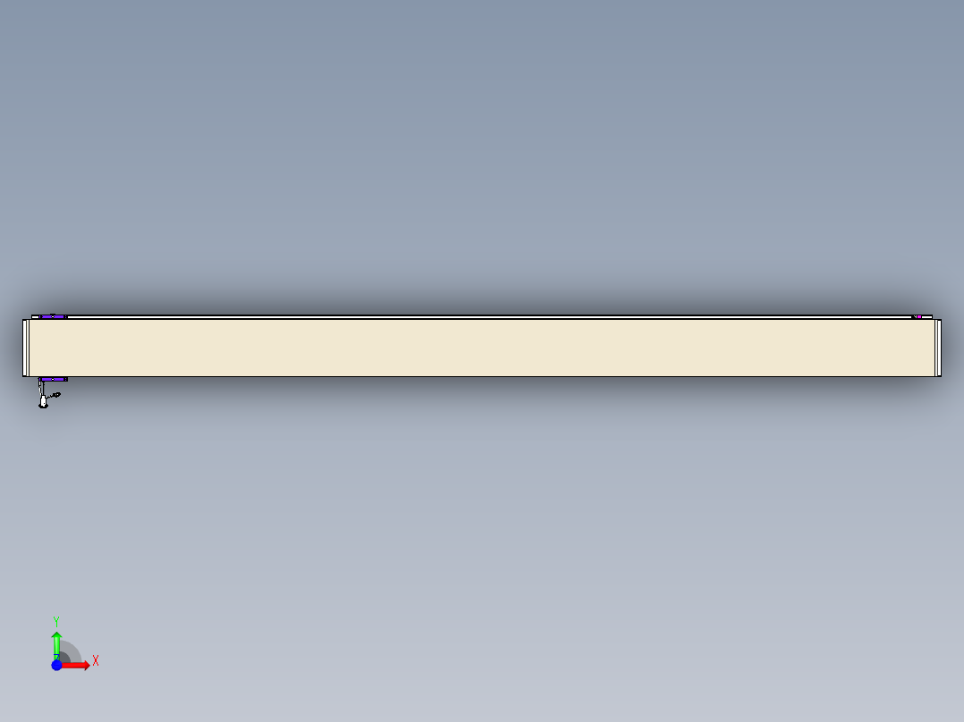 威洛博VL系列直线电机模组-VL22H1-S3300前视图