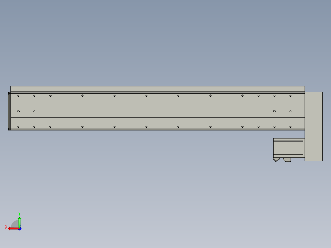 威洛博VF12-S700-BL后视图