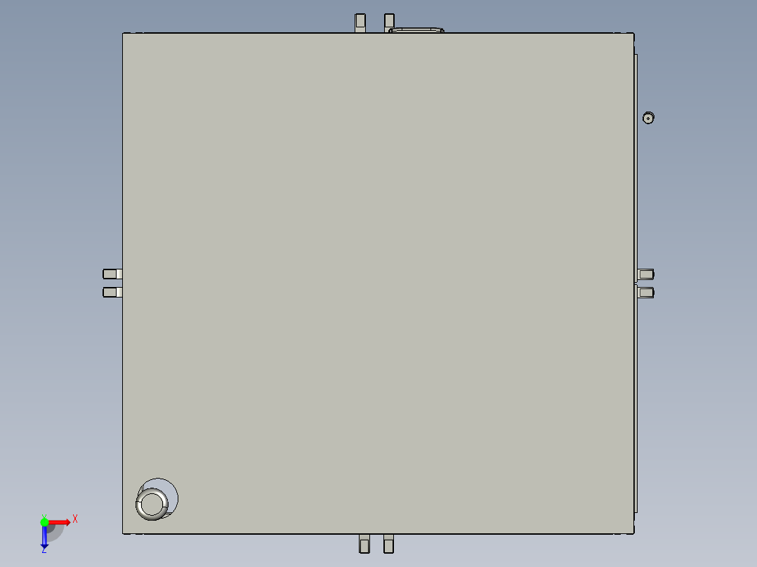 相机拍照非标检测设备俯视图