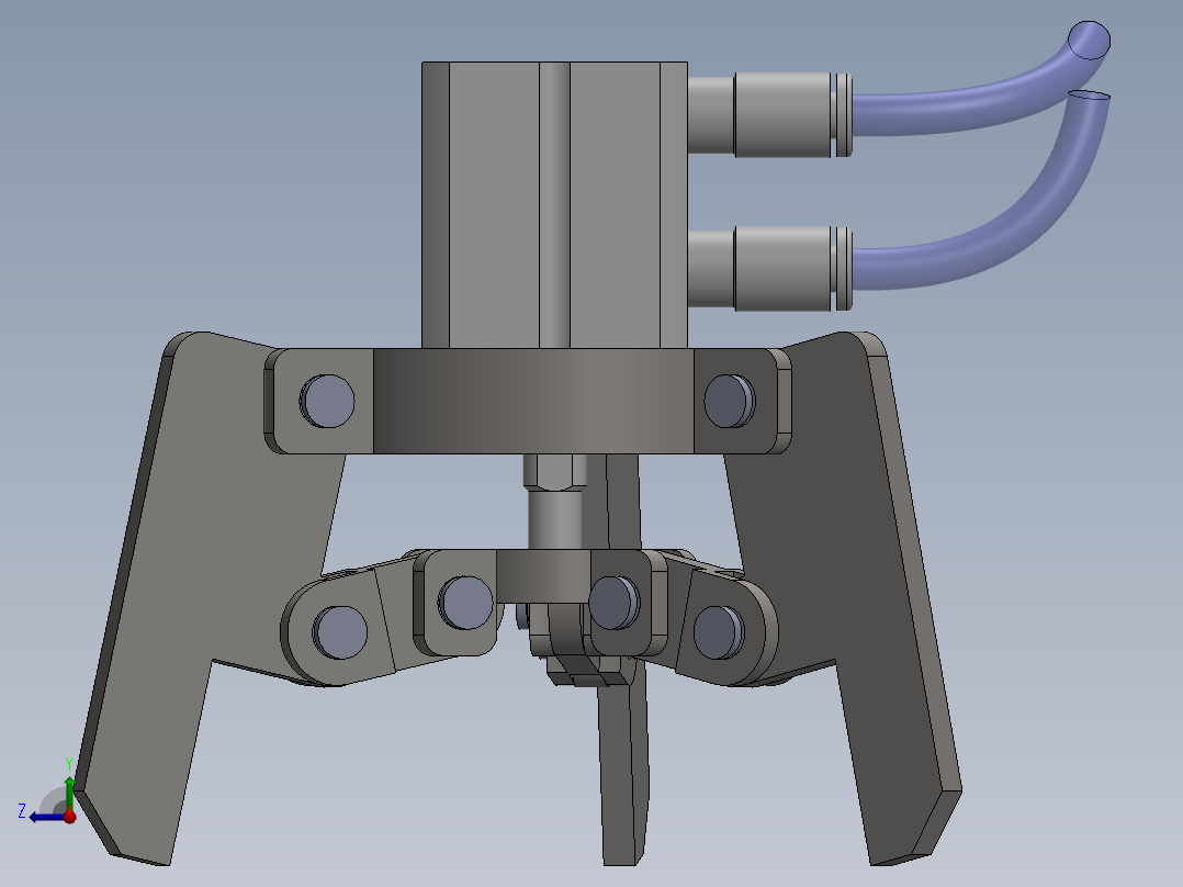 机械爪 3D图纸 (42)右视图