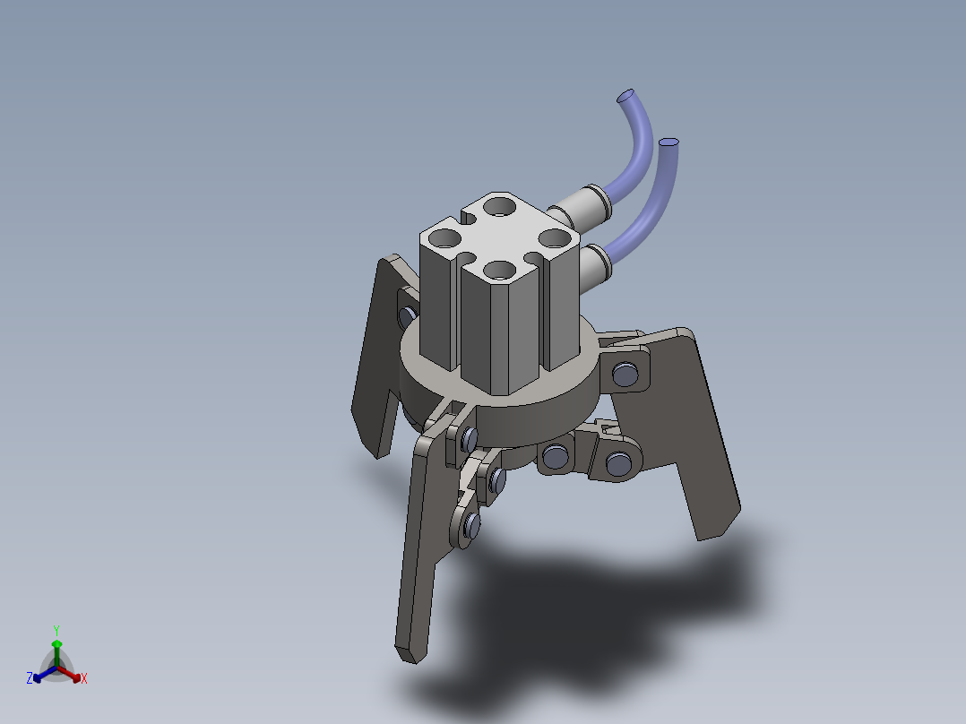 机械爪 3D图纸 (42)正等轴测图