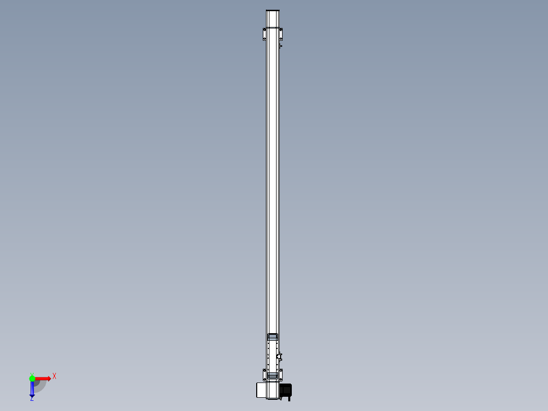 Toyo东佑达直线模组-M65-S-1500-LD-M40-C4俯视图