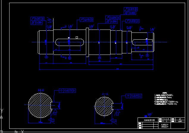 二级减速器CAD图纸 机械设备CAD图纸DWG图纸2D图纸
