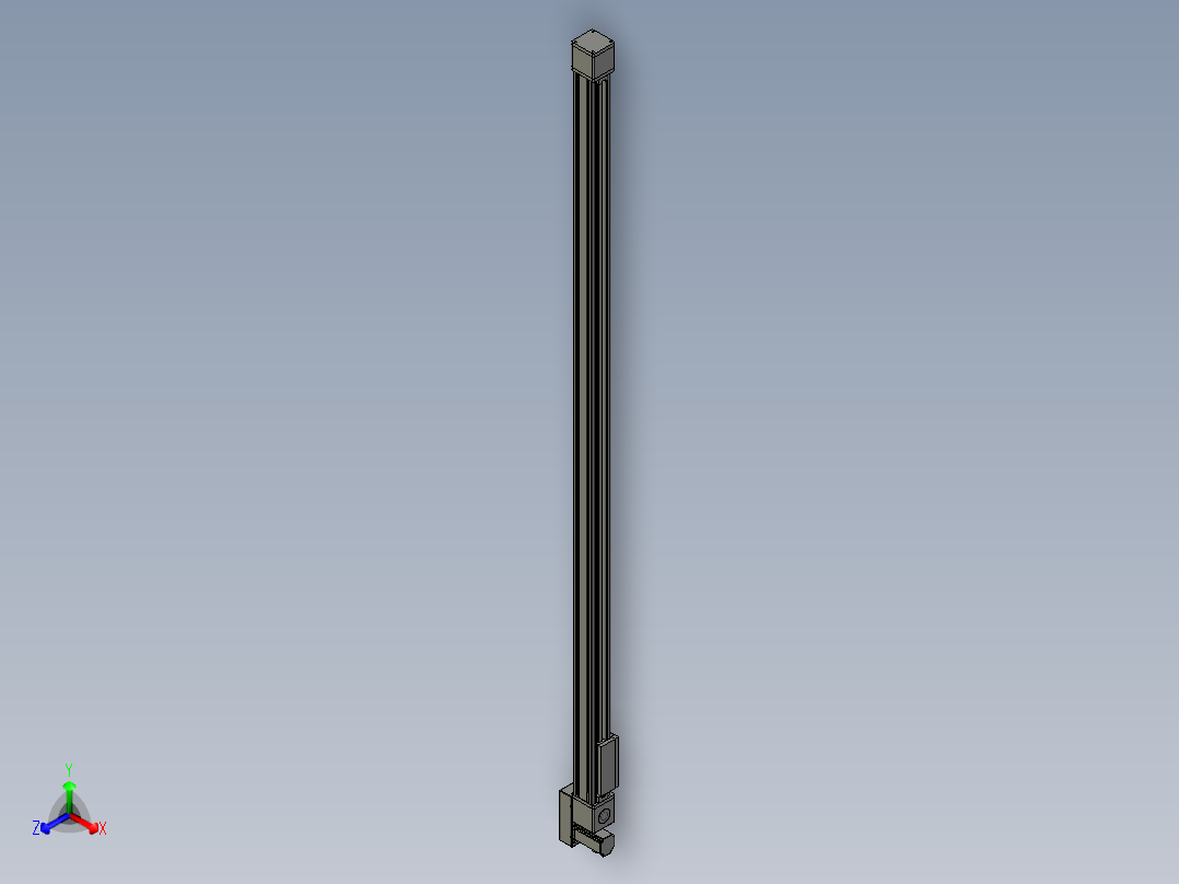 欧规系列-GB8-L96-S2400-BL-P40-MS3正等轴测图