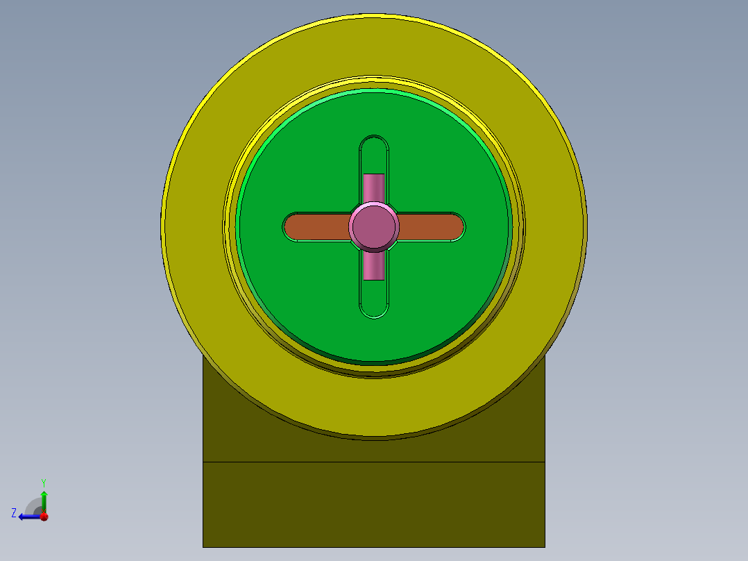 螺纹锁紧机构右视图