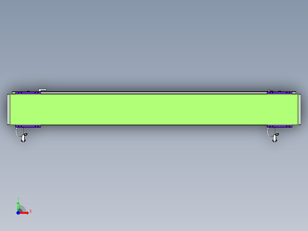 威洛博VL系列3d模型模组2VL22H2Y-S1600前视图