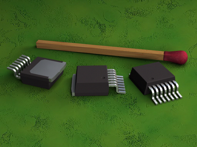 带有7个引脚-连接的TO263封装