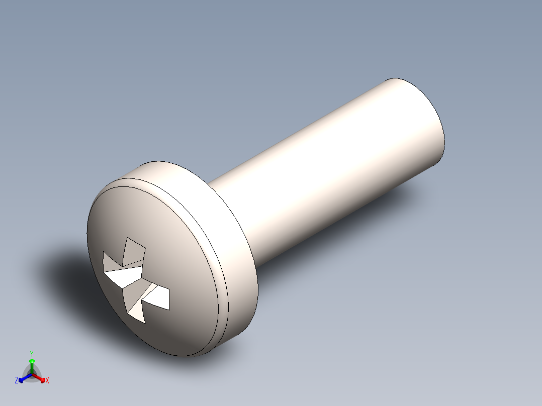 螺丝 M2.5 十字盘头-M2.5 x 8 Screw head.SLDPRT