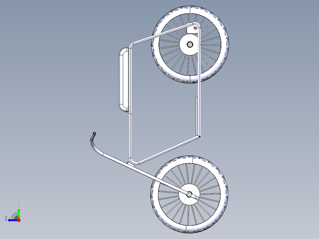 电动自行车 摩托车 (4)右视图
