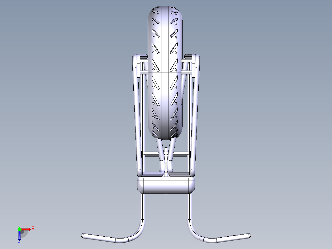 电动自行车 摩托车 (4)俯视图