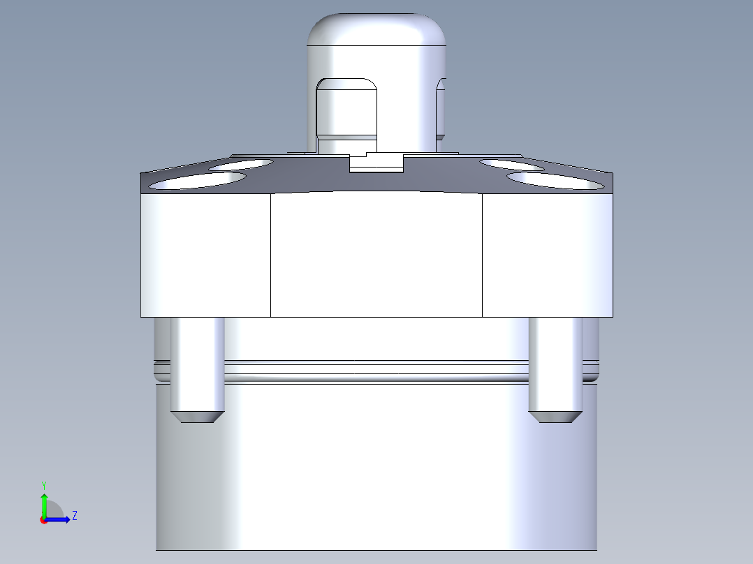 KOSMEKSFK2130-G多系列多零件图纸模型左视图