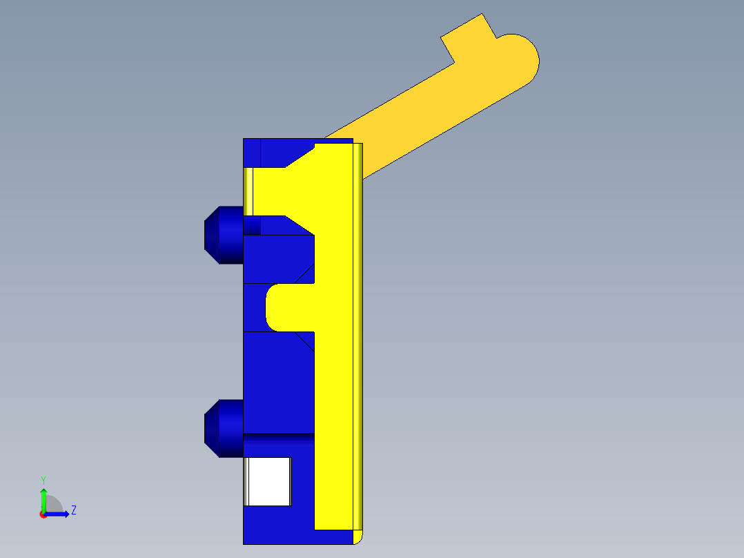 11VL型探测器开关左视图