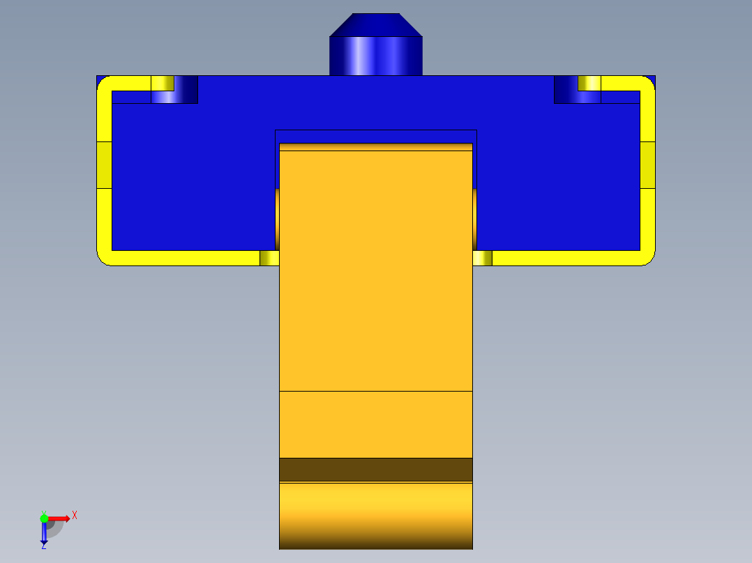 11VL型探测器开关俯视图