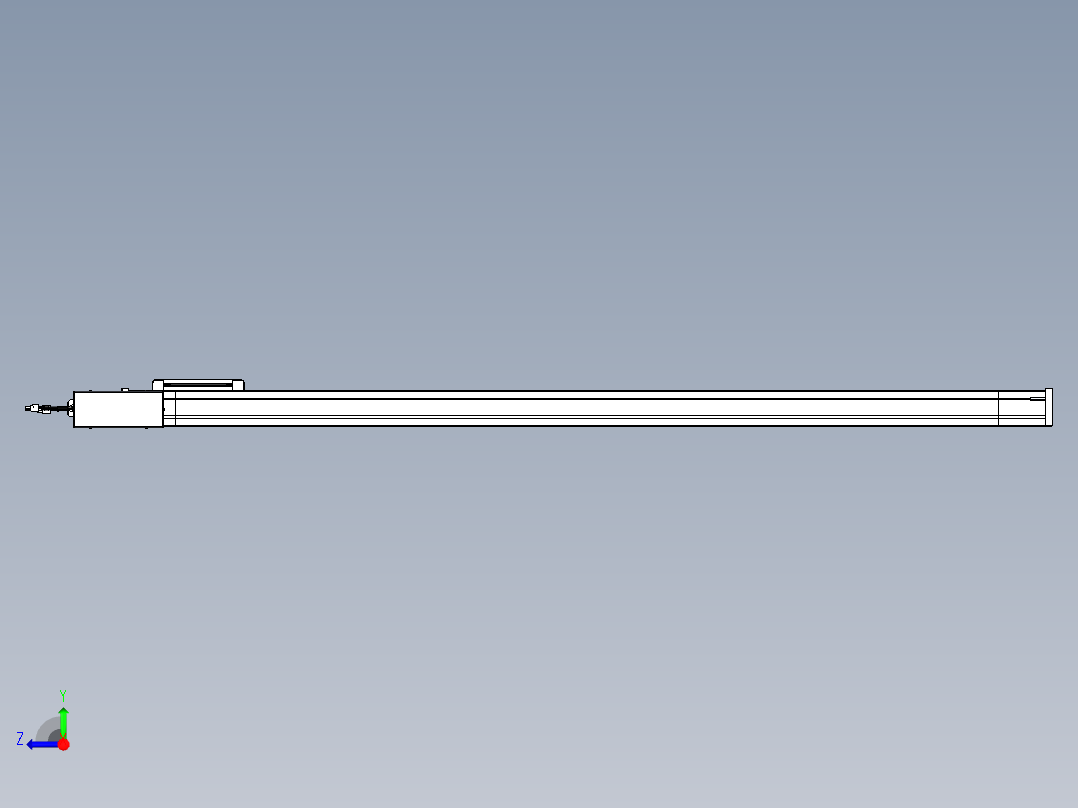 威洛博LB.GB同步带传动--欧规系列LB6A-L65-S1400-BL右视图