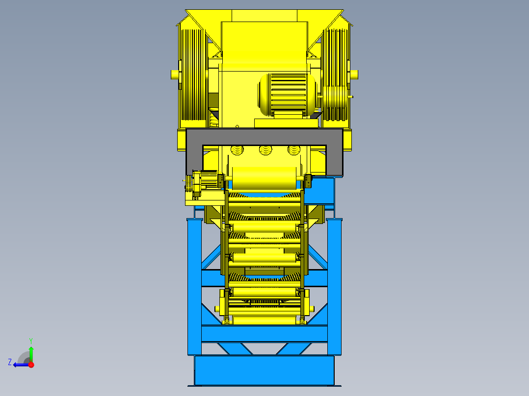 新型破碎机sw17右视图