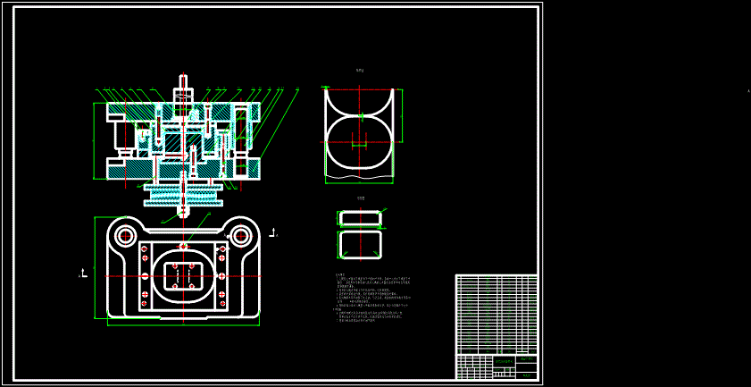 JB060-锁壳冲裁冲压模具设计落料拉深复合模聚力设计