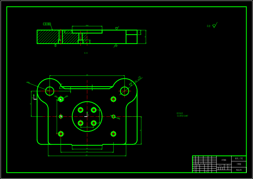 JB060-锁壳冲裁冲压模具设计落料拉深复合模聚力设计