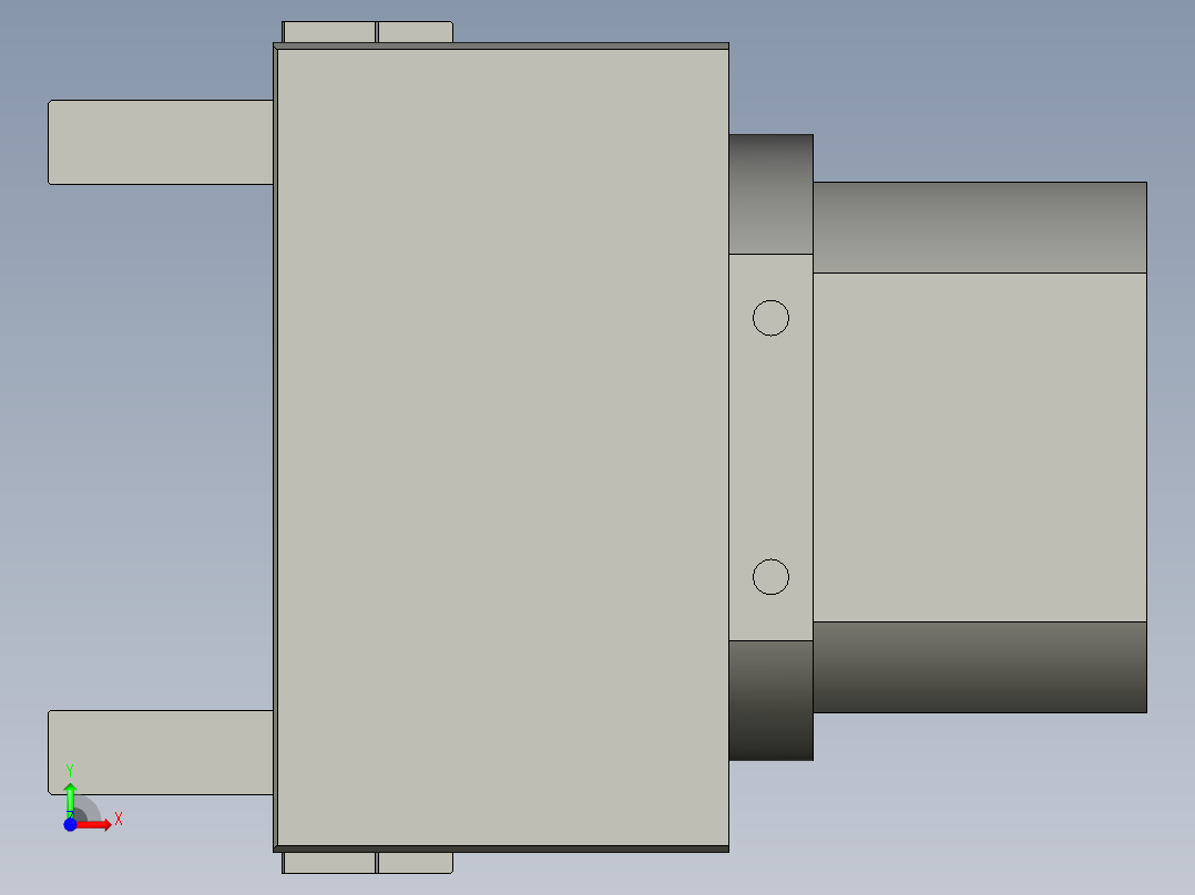 普通气爪PH01K-100前视图