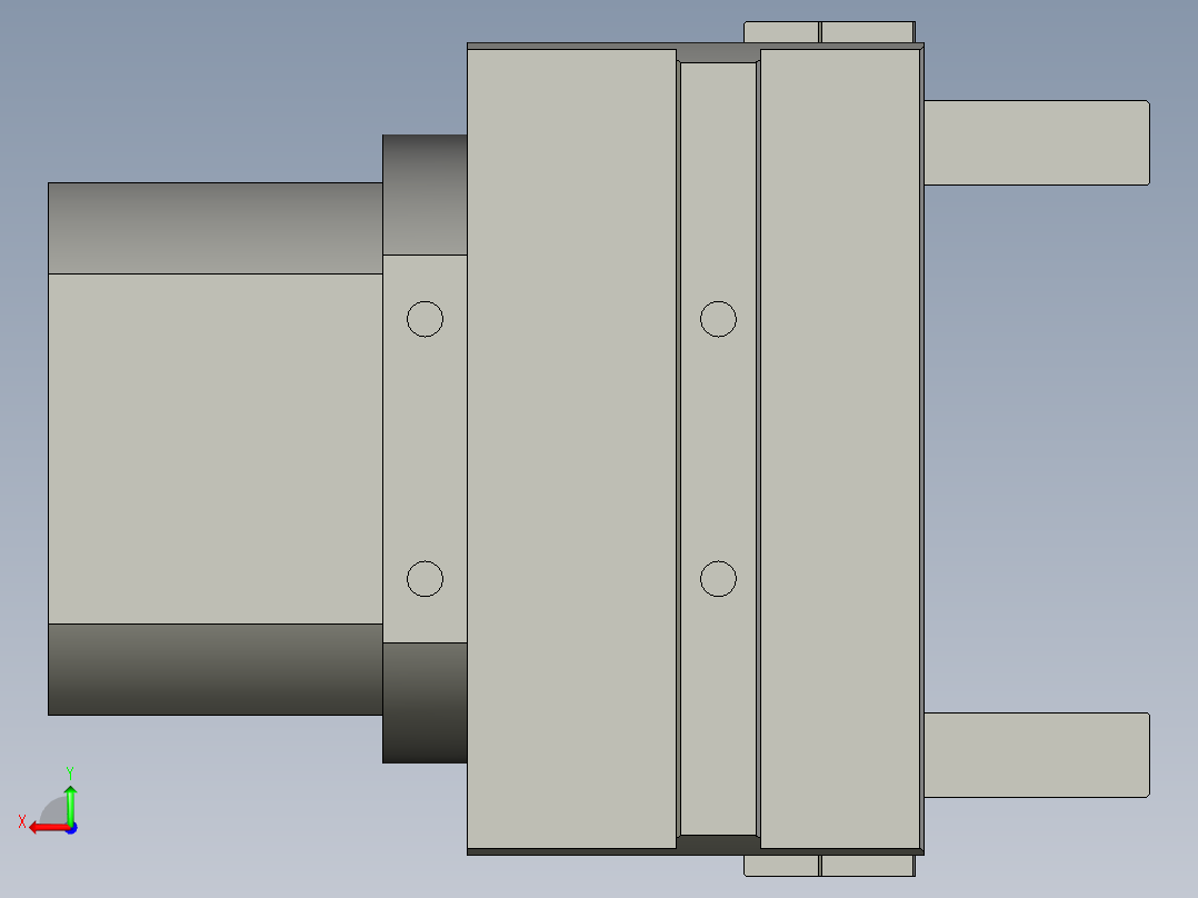 普通气爪PH01K-100后视图