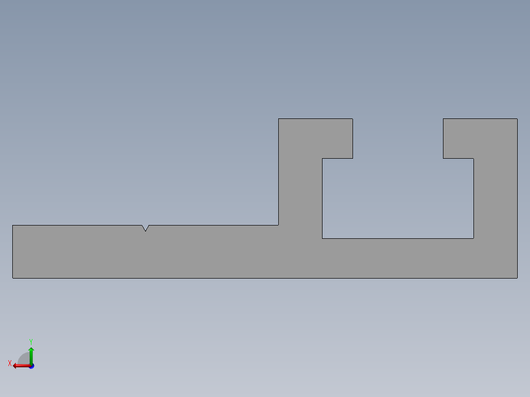 传感器通用安装型材-怡合达型号-ATS05-619-L200 自由添加安装孔加工后视图