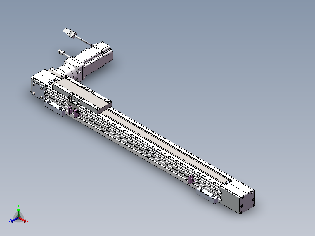 欧规同步带GTB65-CR-400W正等轴测图