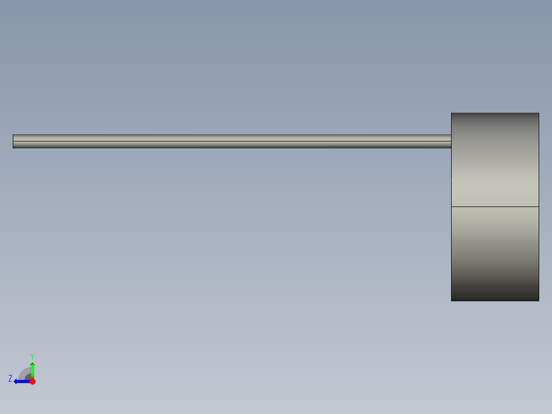 基恩士CA-DRR4F_kc图纸模型右视图
