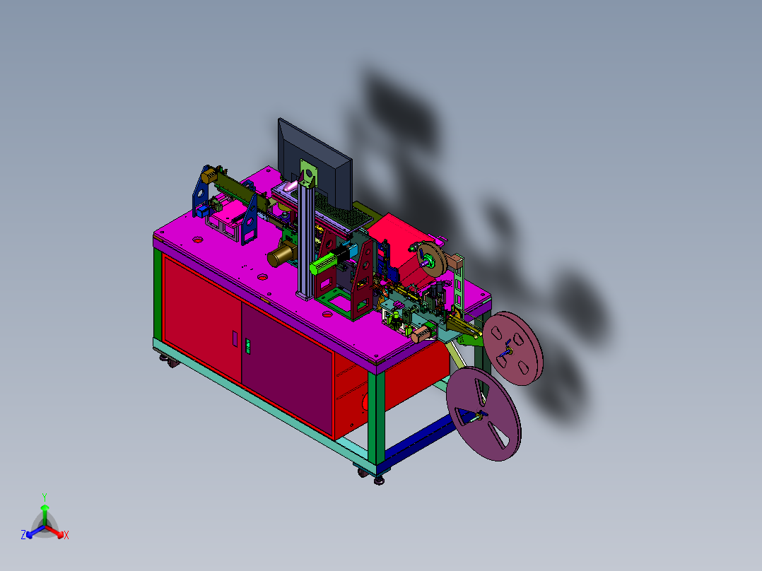 贴片功率电感编带包装机
