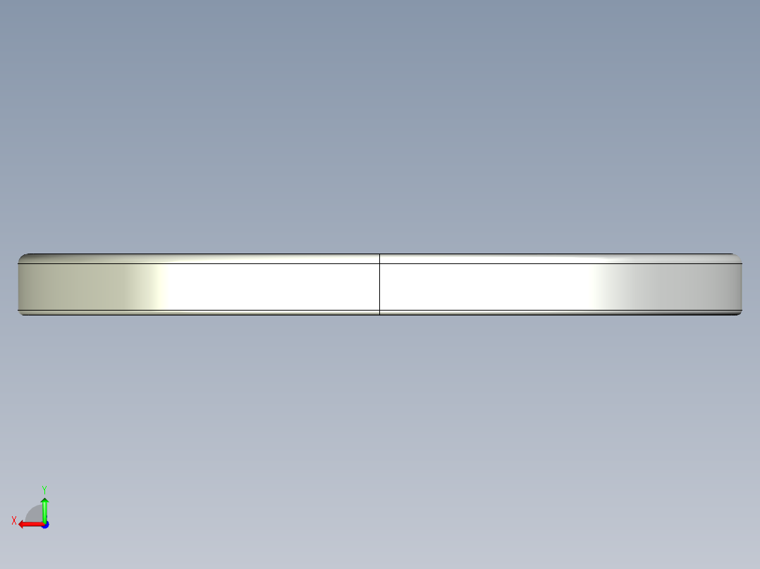 紧固件-STEP 0.2500 Flat Washer后视图