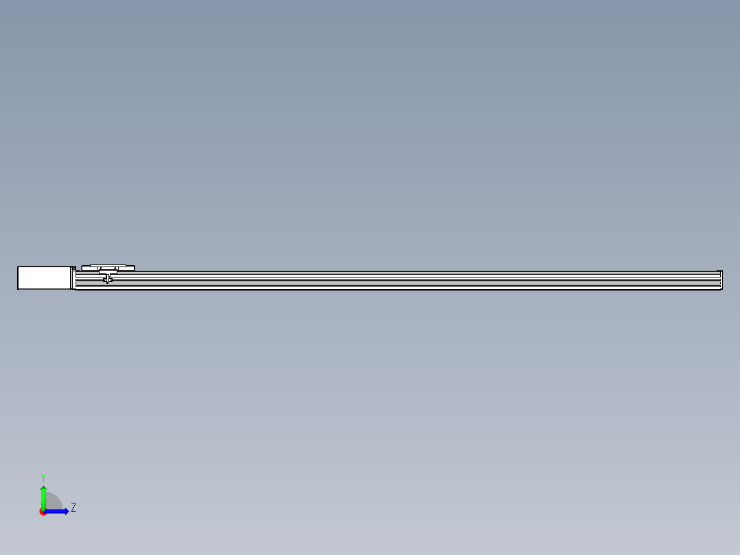 同步带全封闭直线模组TPA-HCB-110D-90-L1600-MR-C-P40-N3左视图