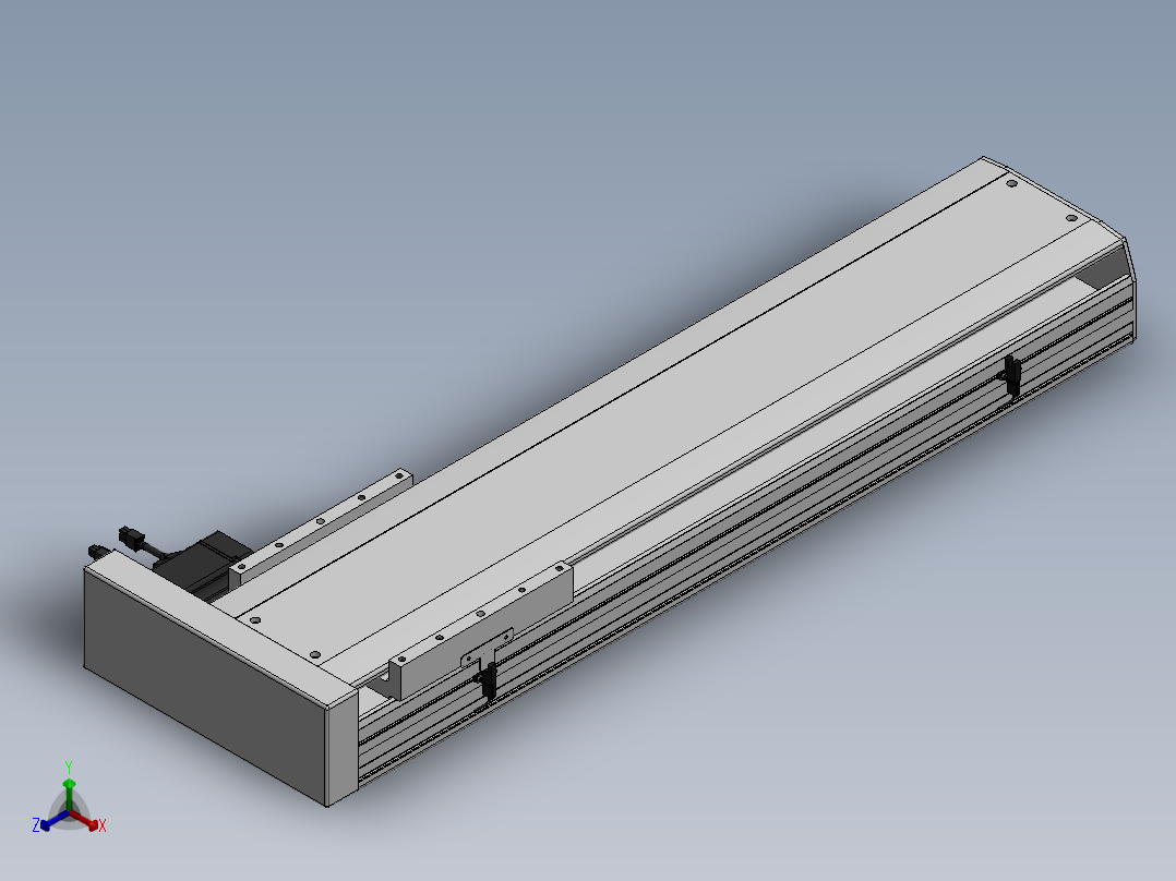 精密模组MY220-T10-700L-BR-P75B-C4-C正等轴测图