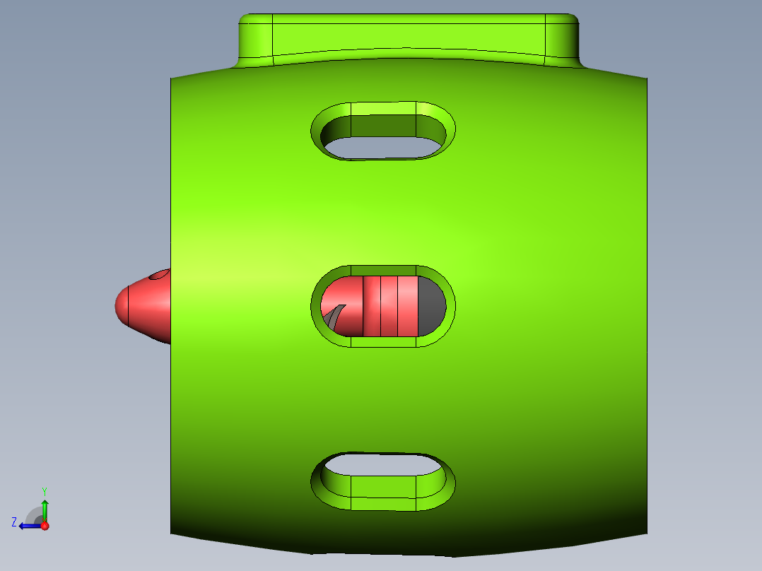12-24V水下推进器无刷电机4叶螺旋桨20a 30-200KW右视图