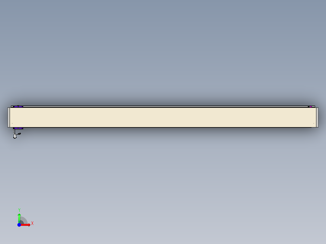 威洛博VL系列3d模型模组VL22H1Y-S3200前视图