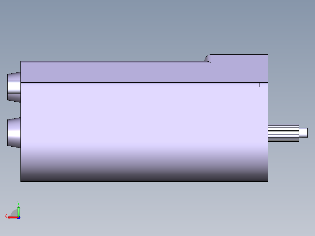 MK1序列式变速箱内部结构后视图
