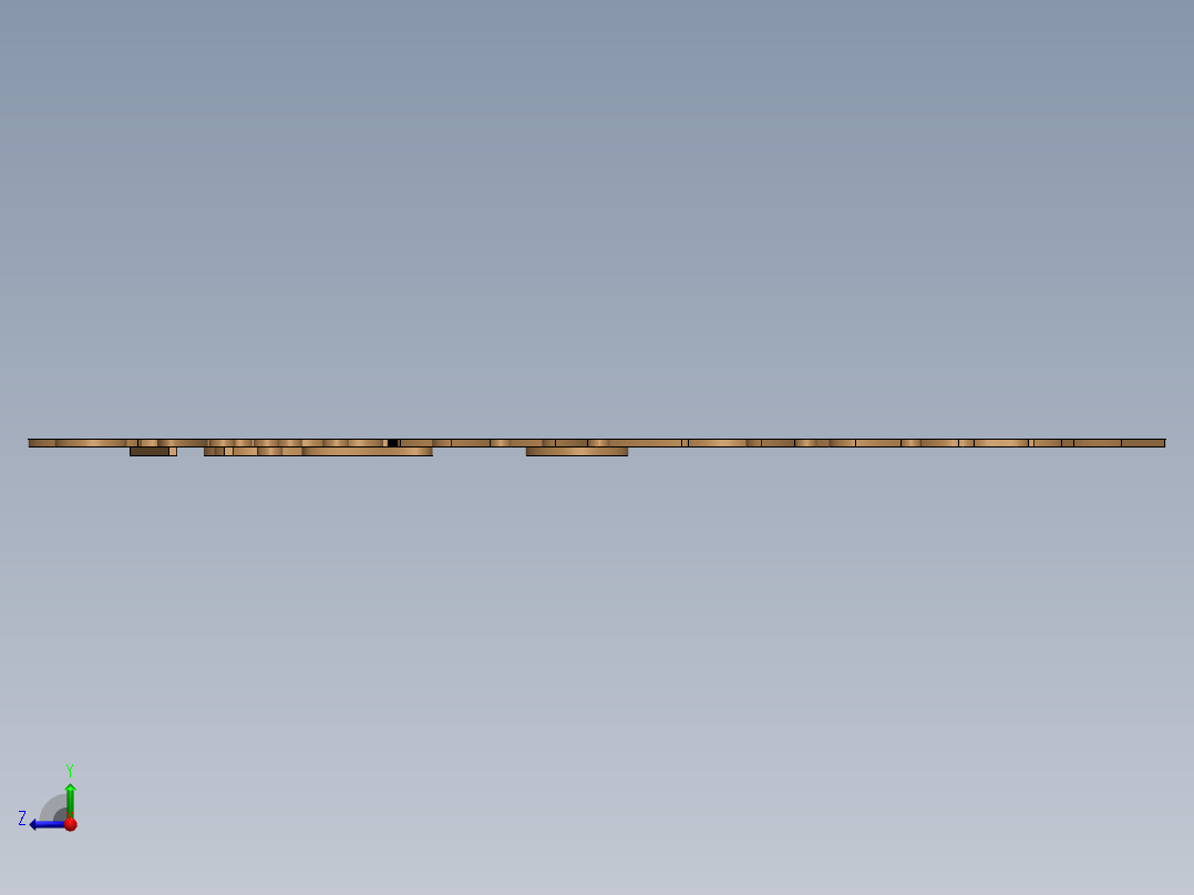 立体拼图、激光切割、线切割图纸(36)右视图