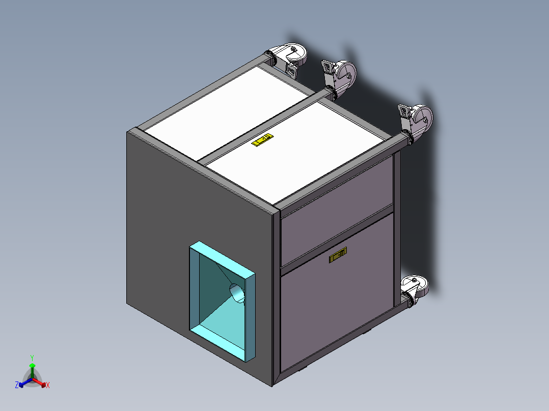 小零件打包机捆包机sw18可编辑正等轴测图