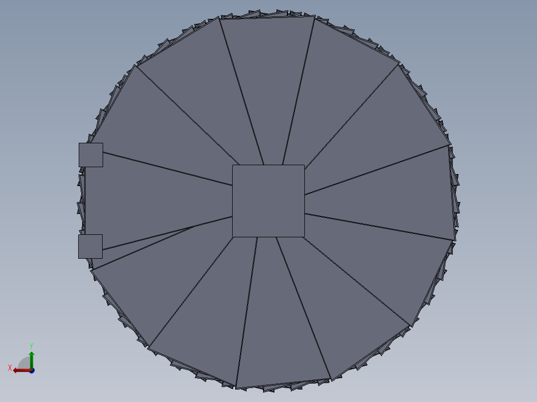 Thang Xoan螺旋楼梯简易模型3D图纸 Solidworks设计后视图