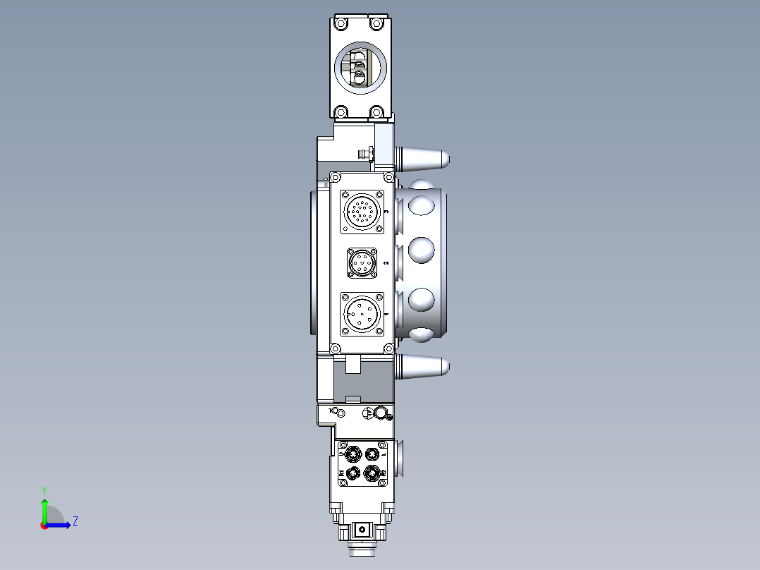 零点快换系统左视图