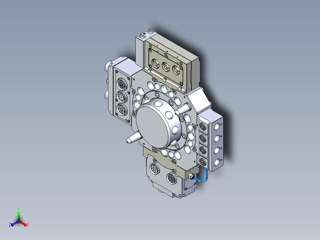 零点快换系统正等轴测图