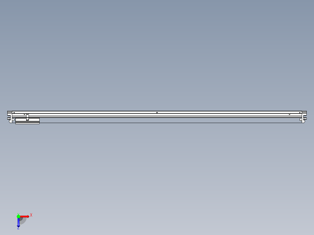 威洛博VL系列3d模型模组VL22H2Y-S1950俯视图