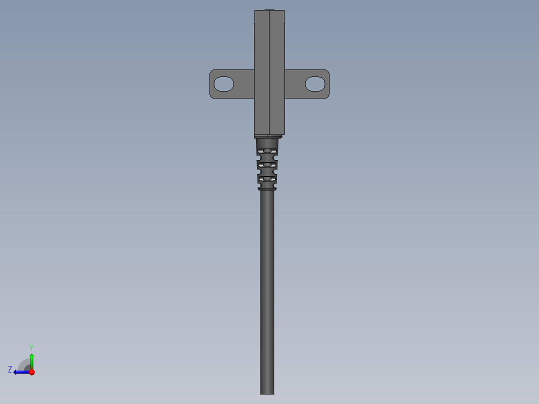 欧姆龙6系槽型光电（常用）导线引出型2M-EE-SX672-WR右视图