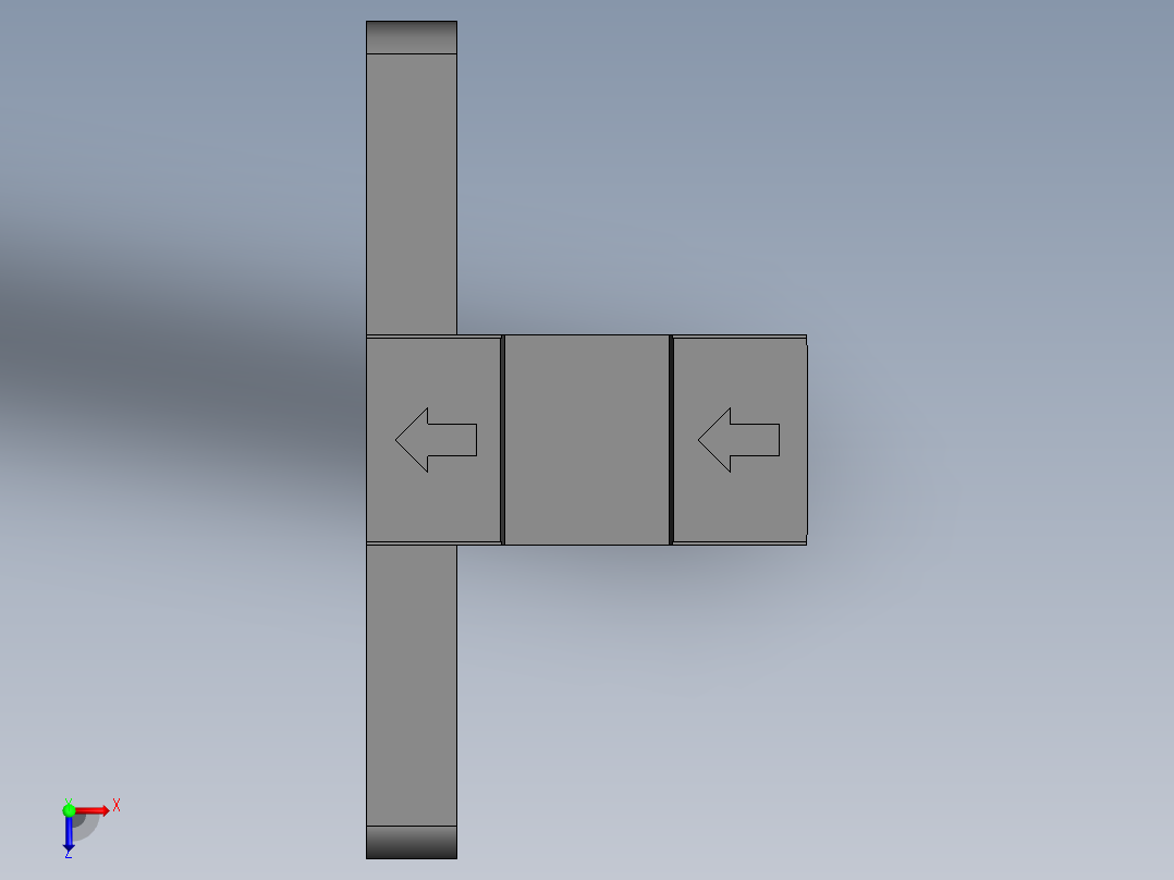 欧姆龙6系槽型光电（常用）导线引出型2M-EE-SX672-WR俯视图